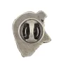 Sheltie  - Broche chien argentée, épingle élégante, décoration de revers de veste par la marque Art-Dog