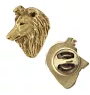 Sheltie - Dog brooch in decorative box, elegant gold-plated pin, Art-Dog brand jacket pin