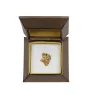 Sheltie - Dog brooch in decorative box, elegant gold-plated pin, Art-Dog brand jacket pin