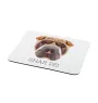 Shar Pei - tapis de souris géométrique avec photo et inscription Art-Dog