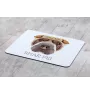 Shar Pei - geometrisches Mauspad mit Bild und Aufschrift von Art-Dog