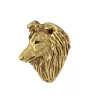 Sheltie - gold-plated pin brooch, elegant dog ornament, unique pin by Art-Dog brand