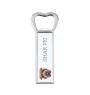 Shar Pei - bottle opener with a picture and inscription for beer by Art-Dog