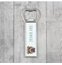 Shar Pei - bottle opener with a picture and inscription for beer by Art-Dog