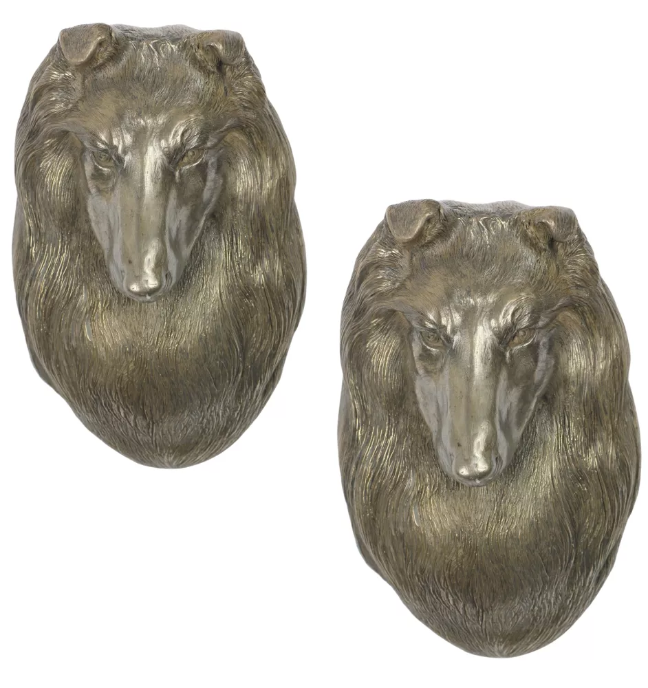 Sheltie - Hundestatue, hängende Büste, einzigartige Dekoration für Hundeliebhaber der Marke Art-Dog