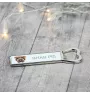 Shar Pei - bottle opener with a picture and inscription for beer by Art-Dog