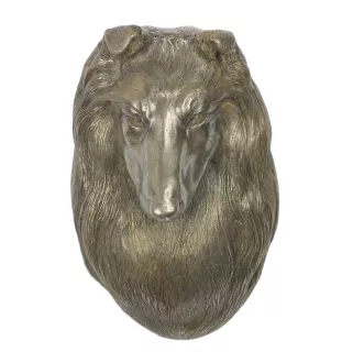 Sheltie - Dog statue, hanging bust, unique decoration for dog lover by Art-Dog brand
