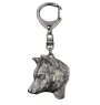 Shiba Inu, Japanese Small Size Dog, Japanese Brushwood Dog - Silver-plated key ring with a dog in a gift box, handbag decoration, backpack pendant by Art-Dog brand
