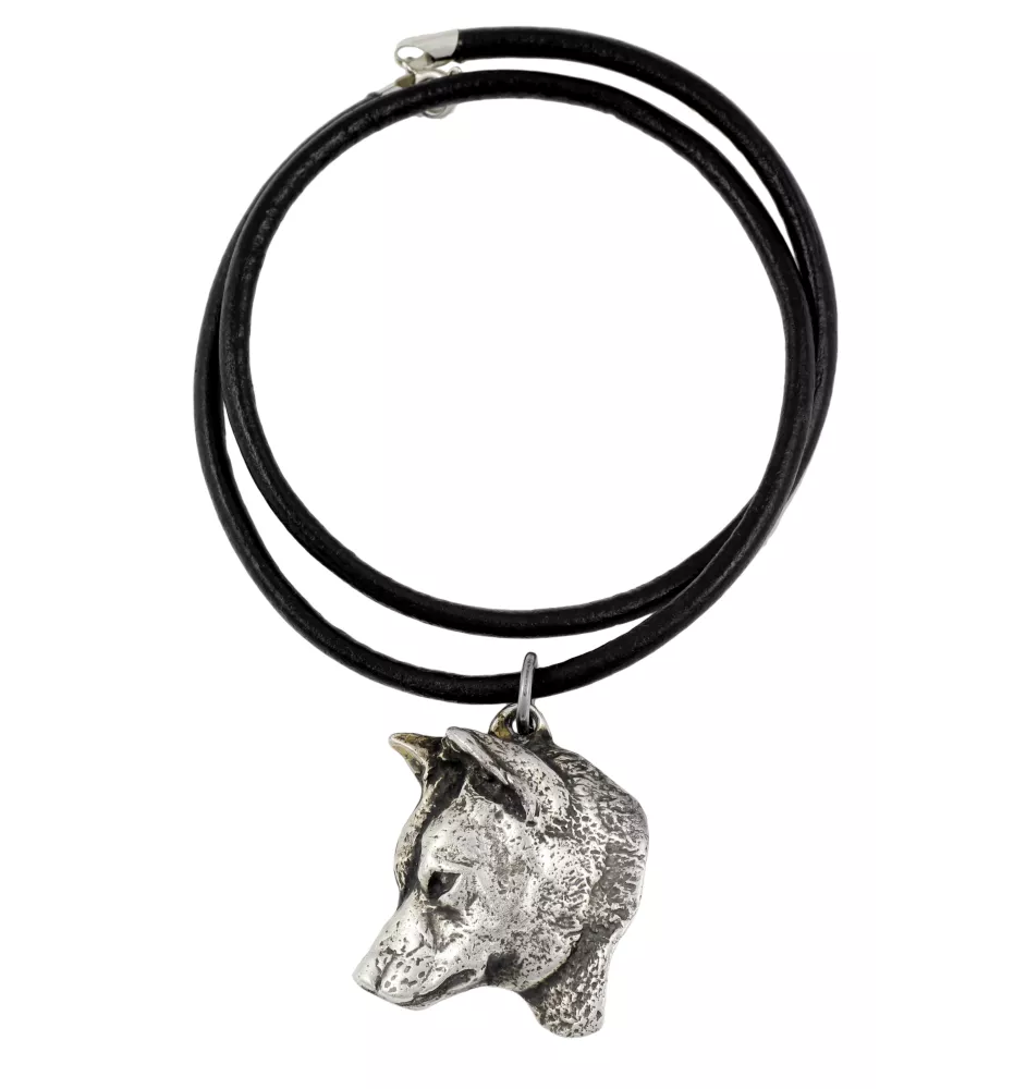 Shiba Inu - Halskette mit Hund, versilberter Anhänger für Hundefans, einzigartiger Schmuck der Marke Art-Dog