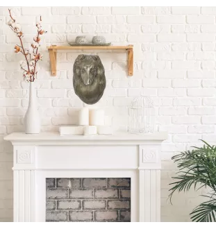 Sheltie - Statue de chien, buste suspendu, décoration unique pour les amoureux des chiens par la marque Art-Dog