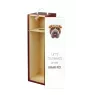 Shar Pei - geometric box with a picture and inscription for wine by Art-Dog
