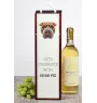 Shar Pei - geometric box with a picture and inscription for wine by Art-Dog