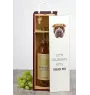 Shar Pei - geometrische Box mit einem Bild und Schriftzug für Wein der Marke Art-Dog