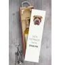 Shar Pei - geometrische Box mit einem Bild und Schriftzug für Wein der Marke Art-Dog
