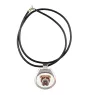 Shar Pei - necklace with a geometric design and the inscription "Art-Dog"