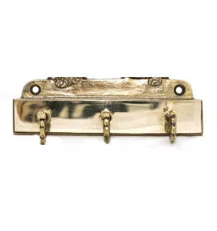 Sheltie - key holder with a dog, brass handle for dog accessories, an elegant decoration for the hallway from the Art-Dog brand.