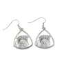 Shar Pei - Hund Ohrringe, hängende Ohrringe mit Bild, personalisierter Schmuck mit dem Aufdruck der Marke Art-Dog