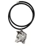 Shiba Inu - Collier de chien dans une boîte cadeau, médaillon argenté pour fan de chien, pendentif remarquable de la marque Art-Dog