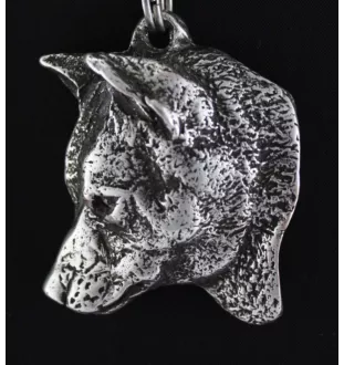 Shiba Inu - Collier de chien dans une boîte cadeau, médaillon argenté pour fan de chien, pendentif remarquable de la marque Art-Dog