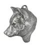 Shiba Inu - Collier de chien dans une boîte cadeau, médaillon argenté pour fan de chien, pendentif remarquable de la marque Art-Dog