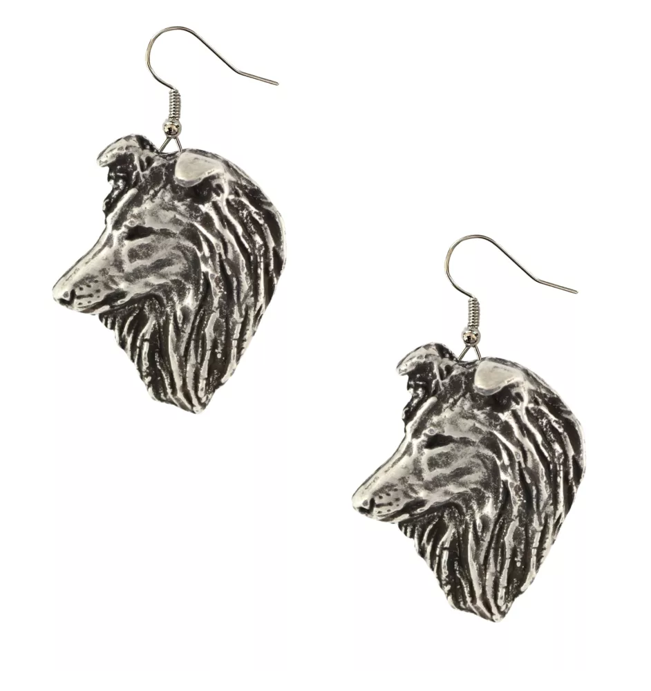 Sheltie - boucles d'oreilles pendantes avec des chiens, bijoux charmants pour maman de chien, cadeau pour fille de la marque Art-Dog