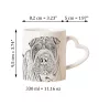 Shar Pei - Tasse mit Hund, entzückende Tasse mit herzförmigem Henkel, universelles Geschenk der Marke Art-Dog