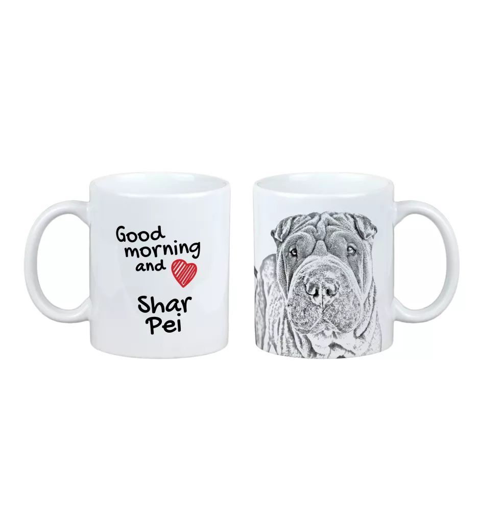 Shar Pei - cup with a dog, cup with a photo, personalized gift from the Art-Dog brand