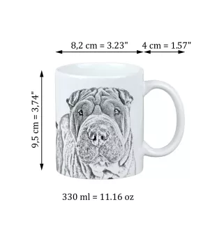 Shar Pei - Tasse mit Hund, Tasse mit Bild, personalisiertes Geschenk der Marke Art-Dog