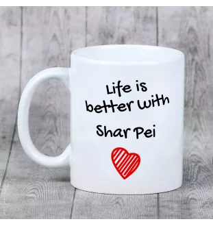 Shar Pei - tasse avec chien, tasse avec photo, cadeau personnalisé de la marque Art-Dog