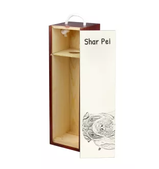 Shar Pei pudełko na wino z psem Art-Dog