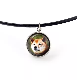 Shiba Inu - collier pendentif avec votre photo, fait main, bijoux de la marque Art-Dog