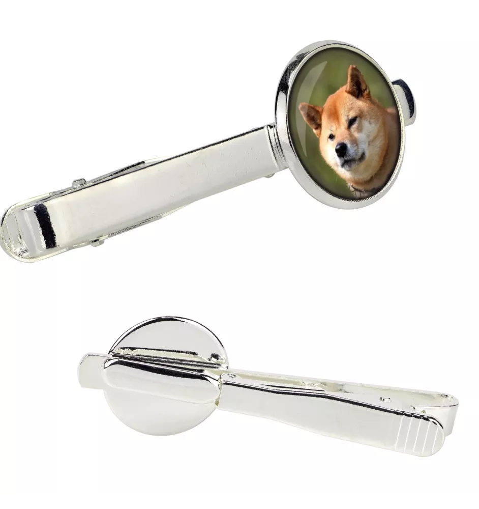 Shiba Inu - Krawattennadel in der Box, stilvolle Krawatte, personalisierter Schmuck der Marke Art-Dog