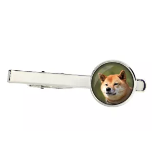 Shiba Inu Ärmelknöpfe und Krawatte mit Ihrem Foto, Anzugaccessoire, Herrenschmuck der Marke Art-Dog