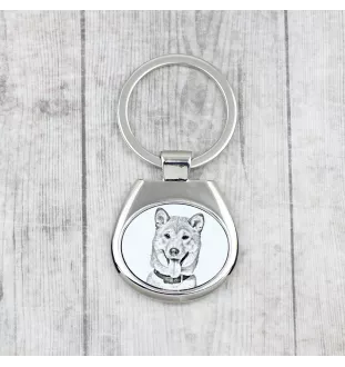 Shiba Inu - porte-clés avec chien, porte-clés imprimé, breloque personnalisée de la marque Art-Dog