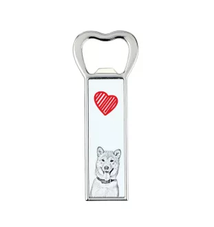 Shiba Inu - Flaschenöffner mit Hund, personalisierter Flaschenöffner für den Kühlschrank, ein einzigartiges Geschenk für Männer von der Marke Art-Dog