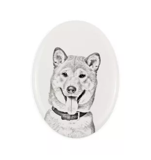 Shiba Inu płyta nagrobna ze zdjęciem psa Art-Dog