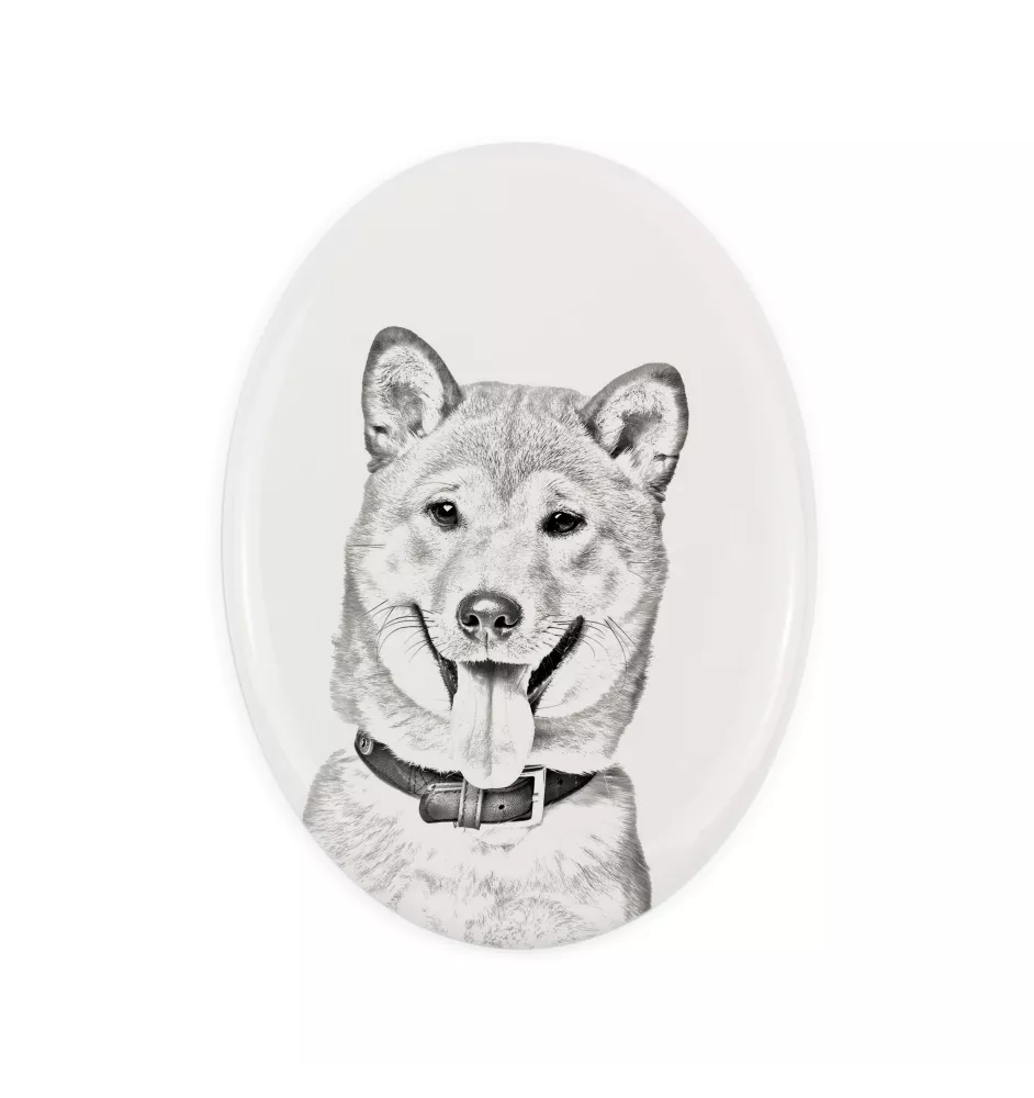 Shiba Inu płyta nagrobna ze zdjęciem psa Art-Dog