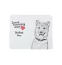 Shiba Inu - Mauspad mit Druck, personalisiertes Mauspad mit Hund, einzigartiges Gadget für Büroangestellte von Art-Dog.
