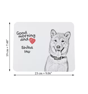Shiba Inu podkładka pod mysz z psem Art-Dog