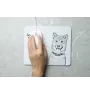Shiba Inu - Mauspad mit Druck, personalisiertes Mauspad mit Hund, einzigartiges Gadget für Büroangestellte von Art-Dog.
