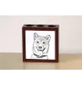 Shiba Inu - Stifthalter mit Hund, Schreibtischorganizer mit Aufdruck, personalisierte Schreibtischdekoration der Marke Art-Dog