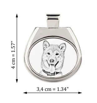 Shiba Inu, Japanese Small Size Dog, Japanese Brushwood Dog - dog necklace, personalized pendant with a photo, unique necklace for women and men by Art-Dog brand