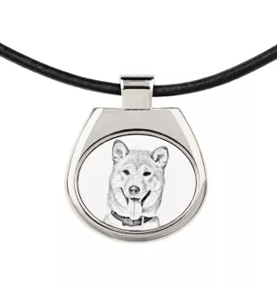 Shiba Inu, Japanese Small Size Dog, Japanese Brushwood Dog - dog necklace, personalized pendant with a photo, unique necklace for women and men by Art-Dog brand