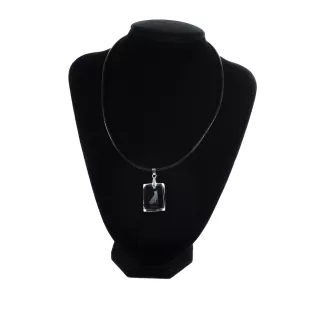 Shiba Inu - Pendentif chien en cristal, collier photo, bijoux uniques par Art-Dog