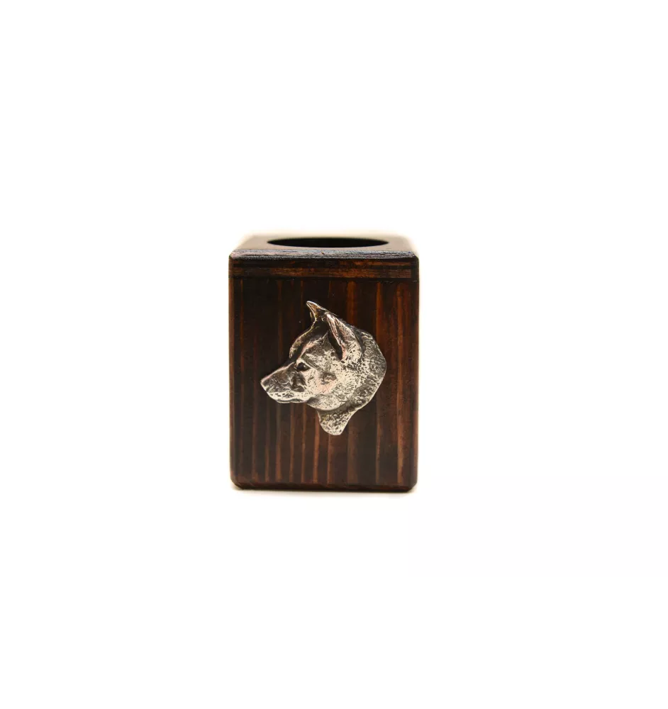 Shiba Inu świecznik kwadratowy Art-Dog