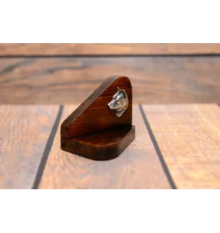 Shiba Inu - bougeoir en bois avec un chien, support pour bougie chauffe-plat, lieu de mémoire pour chien de la marque Art-Dog