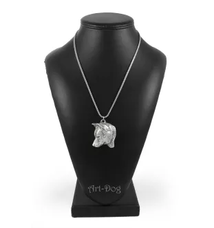 Shiba Inu - un collier avec un chien, un pendentif de chien sur une chaîne en argent, un bijou unique de la marque Art-Dog