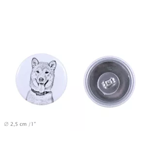 Shiba Inu - boucles d'oreilles uniques avec un chien, votre animal de compagnie sur un porte-clés, marque propre Art-Dog