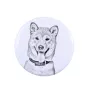 Shiba Inu - badge avec votre chien, ajoutez votre propre photo, marque Art-Dog