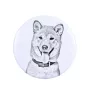 Shiba Inu - badge avec votre chien, ajoutez votre propre photo, marque Art-Dog